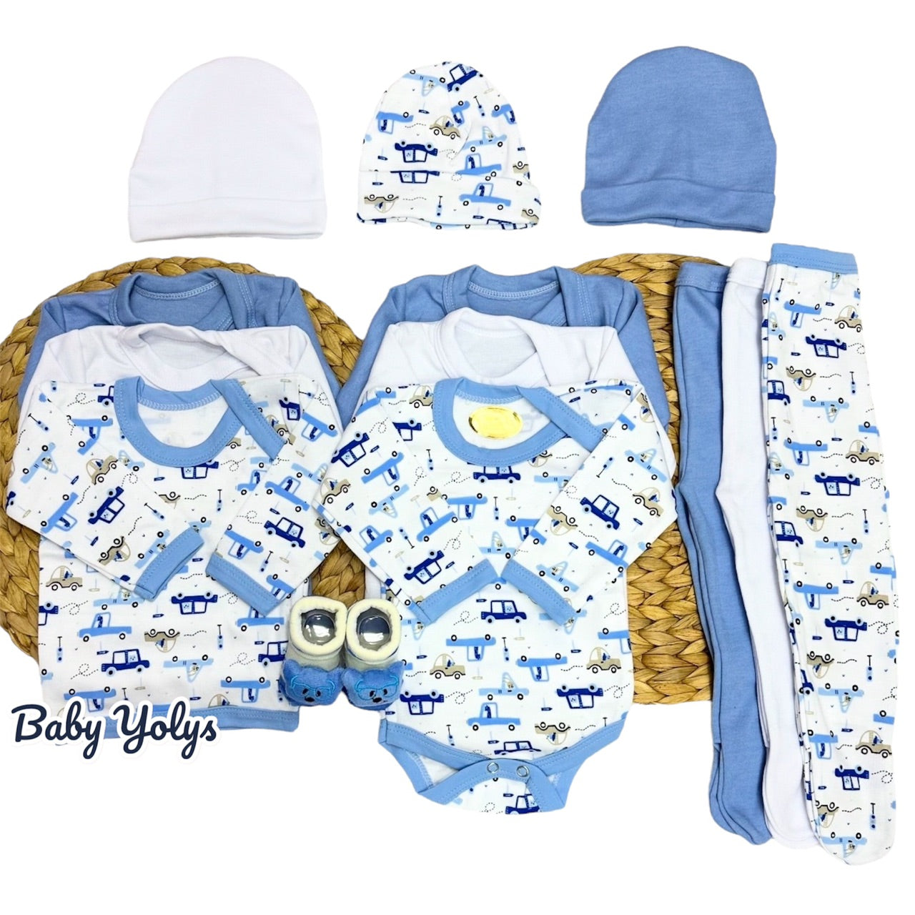 Tripack Ajuar 3-6 meses 12 piezas