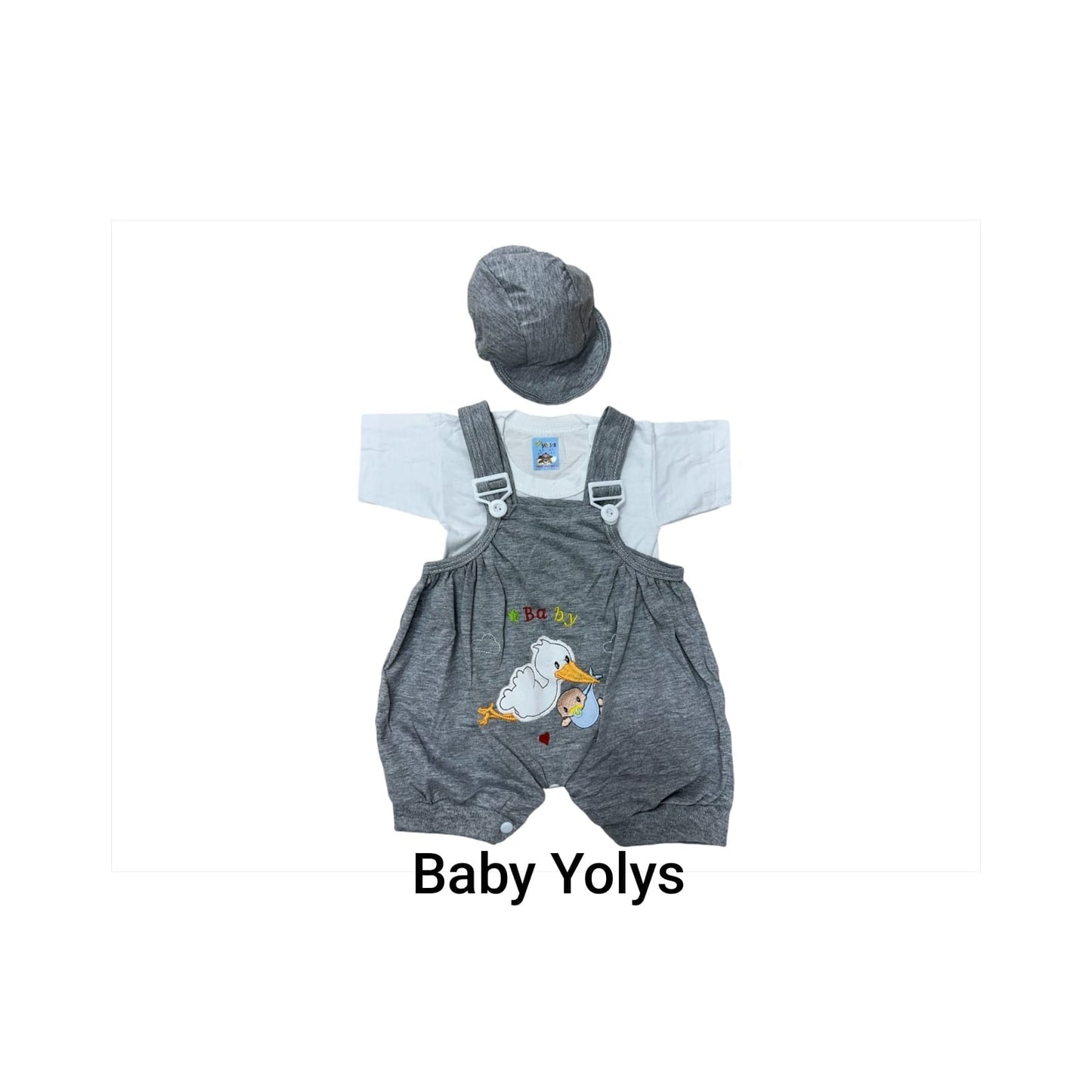 Jardinera +polera y gorro