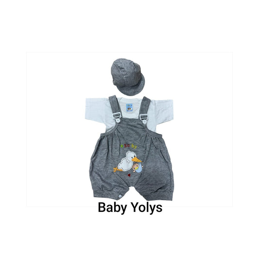 Jardinera +polera y gorro