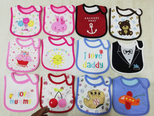 Babero con velcro (por Docena)