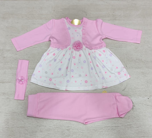 Vestido + panty + cintillo