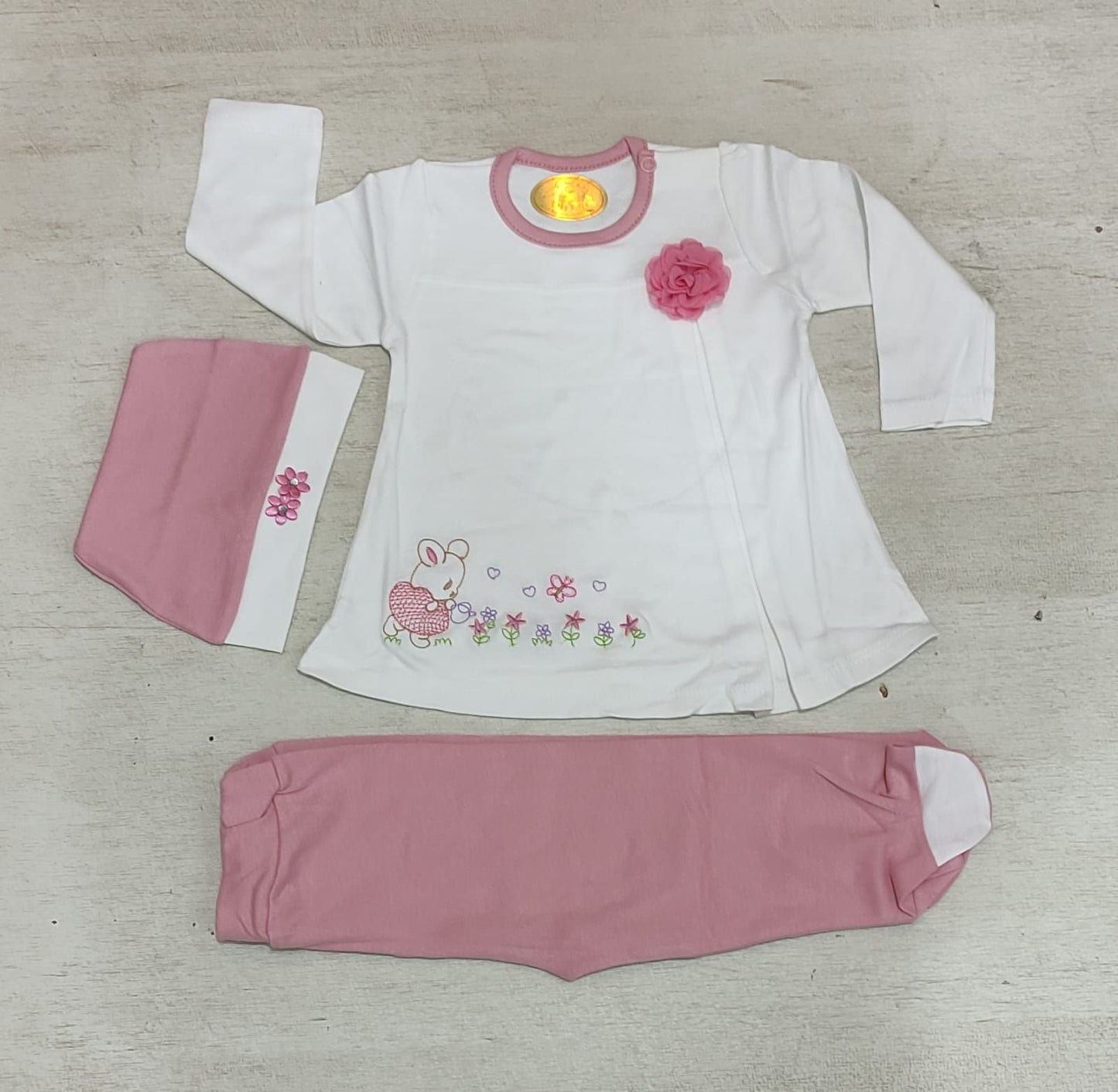 Vestido algodón bordado