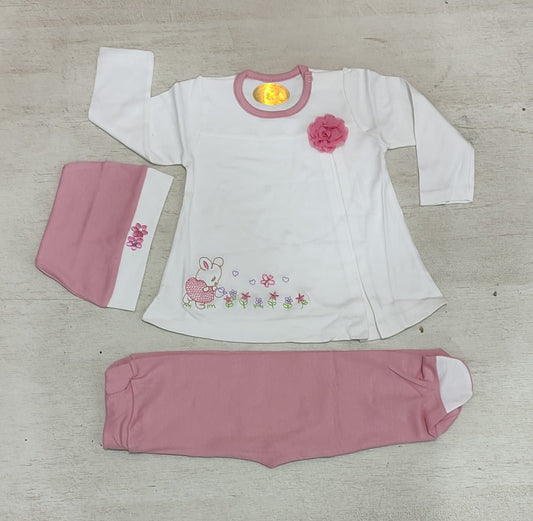 Vestido algodón bordado